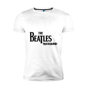 Мужская футболка премиум с принтом The Beatles (2) в Санкт-Петербурге, 92% хлопок, 8% лайкра | приталенный силуэт, круглый вырез ворота, длина до линии бедра, короткий рукав | 60s | 60е | beatles | битлз | битлс | битлы | леннон | ленон | макартни | ретро