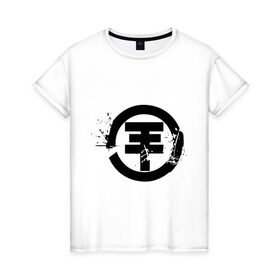 Женская футболка хлопок с принтом Tokio Hotel (2) в Санкт-Петербурге, 100% хлопок | прямой крой, круглый вырез горловины, длина до линии бедер, слегка спущенное плечо | emo | rock | метал | металл | эмо