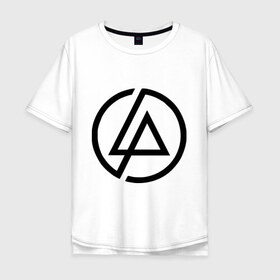 Мужская футболка хлопок Oversize с принтом Linkin park (5) в Санкт-Петербурге, 100% хлопок | свободный крой, круглый ворот, “спинка” длиннее передней части | linkin | park | линкин парк