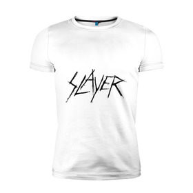 Мужская футболка премиум с принтом Slayer (2) в Санкт-Петербурге, 92% хлопок, 8% лайкра | приталенный силуэт, круглый вырез ворота, длина до линии бедра, короткий рукав | alternative rock | pank | punk | rock | альтернативный рок | метал | панк | рок | тяжелая музыка | хард рок | хеви метал