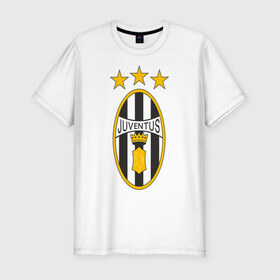 Мужская футболка премиум с принтом Juventus в Санкт-Петербурге, 92% хлопок, 8% лайкра | приталенный силуэт, круглый вырез ворота, длина до линии бедра, короткий рукав | 