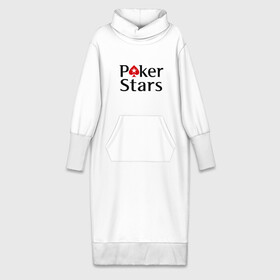 Платье удлиненное хлопок с принтом Poker Stars в Санкт-Петербурге,  |  | pokerstars