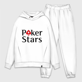 Мужской костюм хлопок OVERSIZE с принтом Poker Stars в Санкт-Петербурге,  |  | pokerstars