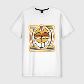 Мужская футболка премиум с принтом Egiptian Smile в Санкт-Петербурге, 92% хлопок, 8% лайкра | приталенный силуэт, круглый вырез ворота, длина до линии бедра, короткий рукав | egiptian smile | ethno | древний египет | египетский смайл | смайлик | этнический стиль | этно