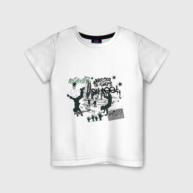 Детская футболка хлопок с принтом Street Dancing (3) в Санкт-Петербурге, 100% хлопок | круглый вырез горловины, полуприлегающий силуэт, длина до линии бедер | break | dance | брейк | граффити | данс | движения | танцевать | танцы | улица | улицы | уличные