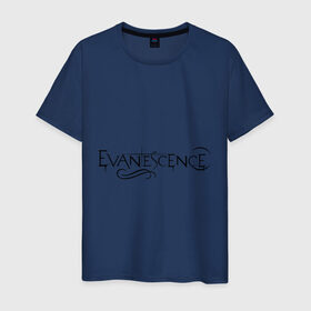 Мужская футболка хлопок с принтом Evanescence в Санкт-Петербурге, 100% хлопок | прямой крой, круглый вырез горловины, длина до линии бедер, слегка спущенное плечо. | Тематика изображения на принте: evanescence | американский рок | метал | рок | эвенескин