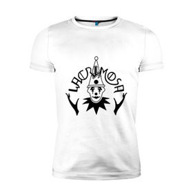 Мужская футболка премиум с принтом Lacrimosa в Санкт-Петербурге, 92% хлопок, 8% лайкра | приталенный силуэт, круглый вырез ворота, длина до линии бедра, короткий рукав | heavy metal | metal | rock | trash metal | метал | панки | рок | трэш метал | хеви метал