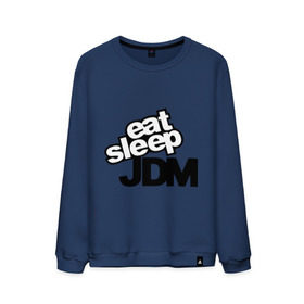 Мужской свитшот хлопок с принтом Eat sleep jdm в Санкт-Петербурге, 100% хлопок |  | domestic | eat sleep jdm | japanese | japanese domestic market | jdm style | market
