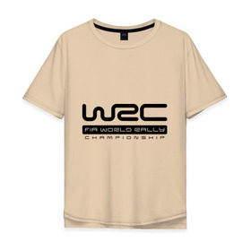 Мужская футболка хлопок Oversize с принтом WRC в Санкт-Петербурге, 100% хлопок | свободный крой, круглый ворот, “спинка” длиннее передней части | Тематика изображения на принте: championship | rally | world rally championship | wrc | авто2012 | ралли | чемпионат мира | чемпионат мира по ралли