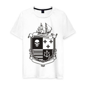 Мужская футболка хлопок с принтом Pirats (6) в Санкт-Петербурге, 100% хлопок | прямой крой, круглый вырез горловины, длина до линии бедер, слегка спущенное плечо. | Тематика изображения на принте: 