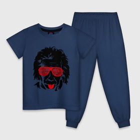 Детская пижама хлопок с принтом Einstein (2) в Санкт-Петербурге, 100% хлопок |  брюки и футболка прямого кроя, без карманов, на брюках мягкая резинка на поясе и по низу штанин
 | club | einstein | жалюзи | клуб | очки жалюзи | портрет | эйнштейн