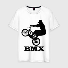 Мужская футболка хлопок с принтом BMX (3) в Санкт-Петербурге, 100% хлопок | прямой крой, круглый вырез горловины, длина до линии бедер, слегка спущенное плечо. | bmx | бмх | велик | вело | велосипед | велосипедист | велоспорт | райдер | фрирайд | экстремальный спорт | экстрим
