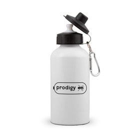 Бутылка спортивная с принтом Prodigy лого с муравьем в Санкт-Петербурге, металл | емкость — 500 мл, в комплекте две пластиковые крышки и карабин для крепления | prodigy | логотип | продиджи | электронная музыка