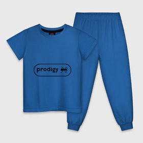 Детская пижама хлопок с принтом Prodigy лого с муравьем в Санкт-Петербурге, 100% хлопок |  брюки и футболка прямого кроя, без карманов, на брюках мягкая резинка на поясе и по низу штанин
 | Тематика изображения на принте: prodigy | логотип | продиджи | электронная музыка