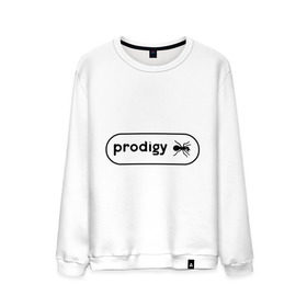 Мужской свитшот хлопок с принтом Prodigy лого с муравьем в Санкт-Петербурге, 100% хлопок |  | Тематика изображения на принте: prodigy | логотип | продиджи | электронная музыка