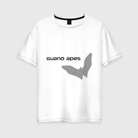 Женская футболка хлопок Oversize с принтом Guano Apes в Санкт-Петербурге, 100% хлопок | свободный крой, круглый ворот, спущенный рукав, длина до линии бедер
 | heavy metal | metal | rock | trash metal | метал | металл | рок | трэш метал | хеви метал