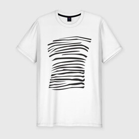 Мужская футболка премиум с принтом Зебра (2) в Санкт-Петербурге, 92% хлопок, 8% лайкра | приталенный силуэт, круглый вырез ворота, длина до линии бедра, короткий рукав | africa | safari | zebra | животные | зебра | сафари