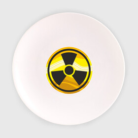 Тарелка 3D с принтом Радиоактив в Санкт-Петербурге, фарфор | диаметр - 210 мм
диаметр для нанесения принта - 120 мм | Тематика изображения на принте: radiation | radioactive | радиация