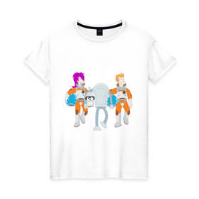 Женская футболка хлопок с принтом Футурама - Бендер держит голову в Санкт-Петербурге, 100% хлопок | прямой крой, круглый вырез горловины, длина до линии бедер, слегка спущенное плечо | bender | futurama | бендер | футурама