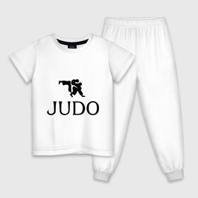 Детская пижама хлопок с принтом Дзюдо в Санкт-Петербурге, 100% хлопок |  брюки и футболка прямого кроя, без карманов, на брюках мягкая резинка на поясе и по низу штанин
 | дзюдо