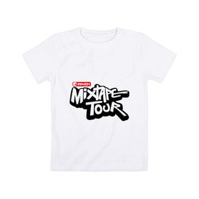 Детская футболка хлопок с принтом AND1 Mixtape tour в Санкт-Петербурге, 100% хлопок | круглый вырез горловины, полуприлегающий силуэт, длина до линии бедер | mixtape tour | баскетбольный тур | микстейп тур