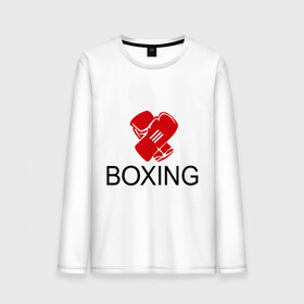Мужской лонгслив хлопок с принтом Boxing (2) в Санкт-Петербурге, 100% хлопок |  | Тематика изображения на принте: емельяненко
