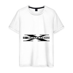Мужская футболка хлопок с принтом Generation X в Санкт-Петербурге, 100% хлопок | прямой крой, круглый вырез горловины, длина до линии бедер, слегка спущенное плечо. | 