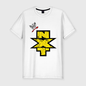 Мужская футболка премиум с принтом NXT в Санкт-Петербурге, 92% хлопок, 8% лайкра | приталенный силуэт, круглый вырез ворота, длина до линии бедра, короткий рукав | джон сина