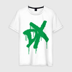 Мужская футболка хлопок с принтом D-Generation X (2) в Санкт-Петербурге, 100% хлопок | прямой крой, круглый вырез горловины, длина до линии бедер, слегка спущенное плечо. | джон сина