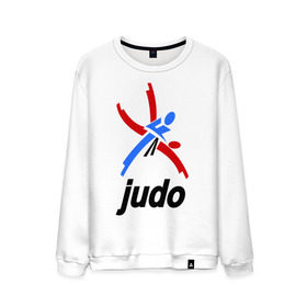 Мужской свитшот хлопок с принтом Дзюдо - Judo эмблема в Санкт-Петербурге, 100% хлопок |  | дзюдо
