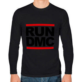 Мужской лонгслив хлопок с принтом Run DMC в Санкт-Петербурге, 100% хлопок |  | dmc | gangsta | gansta | hip hop | hop | rap | run | рэп | рэпчина | хип | хип хоп | хипхоп | хоп