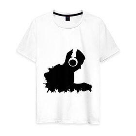 Мужская футболка хлопок с принтом Ди-джей в Санкт-Петербурге, 100% хлопок | прямой крой, круглый вырез горловины, длина до линии бедер, слегка спущенное плечо. | 