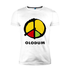 Мужская футболка премиум с принтом Olodum в Санкт-Петербурге, 92% хлопок, 8% лайкра | приталенный силуэт, круглый вырез ворота, длина до линии бедра, короткий рукав | бразилия