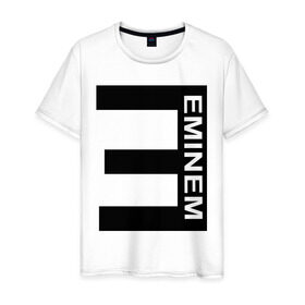Мужская футболка хлопок с принтом Eminem(2) в Санкт-Петербурге, 100% хлопок | прямой крой, круглый вырез горловины, длина до линии бедер, слегка спущенное плечо. | Тематика изображения на принте: eminem | gangsta | gansta | hip | hip hop | hop | rap | реп | рэп | рэпчина | хип | хип хоп | хоп | эминем