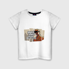 Детская футболка хлопок с принтом Grand Theft Auto San Andreas (6) в Санкт-Петербурге, 100% хлопок | круглый вырез горловины, полуприлегающий силуэт, длина до линии бедер | Тематика изображения на принте: grand theft auto | gta | san andreas | гта | сан андрес