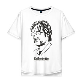 Мужская футболка хлопок Oversize с принтом Californication (Хенк Муди) в Санкт-Петербурге, 100% хлопок | свободный крой, круглый ворот, “спинка” длиннее передней части | californication | блудливая калифорния | духовны