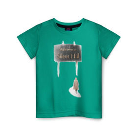 Детская футболка хлопок с принтом Сайлент Хилл в Санкт-Петербурге, 100% хлопок | круглый вырез горловины, полуприлегающий силуэт, длина до линии бедер | hill | silent | сайлент | ужастик | ужастики | ужасы | хилл