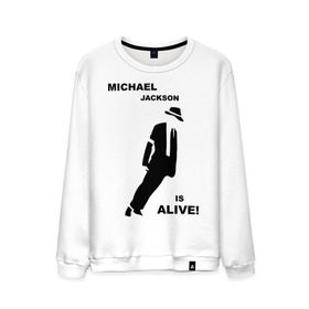 Мужской свитшот хлопок с принтом Майкл Джексон жив! в Санкт-Петербурге, 100% хлопок |  | майкл джексон
