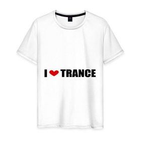 Мужская футболка хлопок с принтом I love Trance (2) в Санкт-Петербурге, 100% хлопок | прямой крой, круглый вырез горловины, длина до линии бедер, слегка спущенное плечо. | armin | i love | tiesto | trance | музыка | музыкальные стили | транс | я люблю
