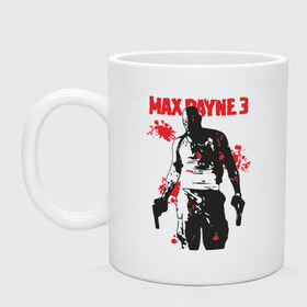 Кружка с принтом Max Payne (3) в Санкт-Петербурге, керамика | объем — 330 мл, диаметр — 80 мм. Принт наносится на бока кружки, можно сделать два разных изображения | max | max payne | payne | макс | макс пейн | пейн