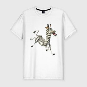 Мужская футболка премиум с принтом Мадагаскар в Санкт-Петербурге, 92% хлопок, 8% лайкра | приталенный силуэт, круглый вырез ворота, длина до линии бедра, короткий рукав | 
