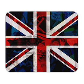 Коврик прямоугольный с принтом Британский флаг в Санкт-Петербурге, натуральный каучук | размер 230 х 185 мм; запечатка лицевой стороны | uk | англия | британский флаг | великобритания | флаг великобритании