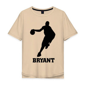 Мужская футболка хлопок Oversize с принтом Basketball Star - Kobe Bryant в Санкт-Петербурге, 100% хлопок | свободный крой, круглый ворот, “спинка” длиннее передней части | kobe bryant | баскетболист | коби брайнт