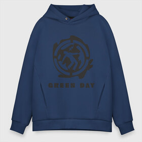 Мужское худи Oversize хлопок с принтом Green_Day (4) в Санкт-Петербурге, френч-терри — 70% хлопок, 30% полиэстер. Мягкий теплый начес внутри —100% хлопок | боковые карманы, эластичные манжеты и нижняя кромка, капюшон на магнитной кнопке | Тематика изображения на принте: green day