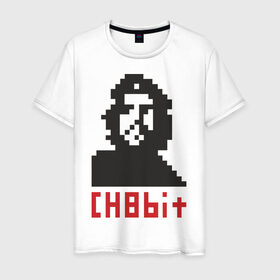 Мужская футболка хлопок с принтом 8 bit Чегевара в Санкт-Петербурге, 100% хлопок | прямой крой, круглый вырез горловины, длина до линии бедер, слегка спущенное плечо. | че гевара