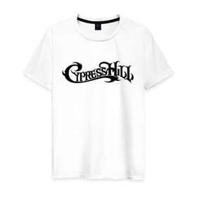 Мужская футболка хлопок с принтом Cypress Hill в Санкт-Петербурге, 100% хлопок | прямой крой, круглый вырез горловины, длина до линии бедер, слегка спущенное плечо. | gangsta | gansta | hip | hip hop | hop | rap | рэп | рэпчина | хип | хип хоп | хипхоп | хоп