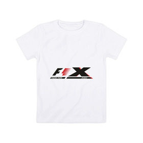 Детская футболка хлопок с принтом F1 X theme park Dubai в Санкт-Петербурге, 100% хлопок | круглый вырез горловины, полуприлегающий силуэт, длина до линии бедер | Тематика изображения на принте: формула 1