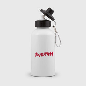 Бутылка спортивная с принтом Redman в Санкт-Петербурге, металл | емкость — 500 мл, в комплекте две пластиковые крышки и карабин для крепления | gangsta | gansta | hip | hip hop | hop | rap |  хоп | рэп | рэпчина | хип | хип хоп | хипхоп