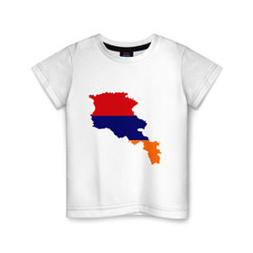 Детская футболка хлопок с принтом Armenia map в Санкт-Петербурге, 100% хлопок | круглый вырез горловины, полуприлегающий силуэт, длина до линии бедер | armenia | armenia map | armenia mapкарта армении | map | армения | армения карта | армянин