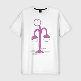 Мужская футболка премиум с принтом Пришелец - Ebb в Санкт-Петербурге, 92% хлопок, 8% лайкра | приталенный силуэт, круглый вырез ворота, длина до линии бедра, короткий рукав | инопланетянин | летающая тарелка | монстр | нло | пришелец | пришельцы | чудище